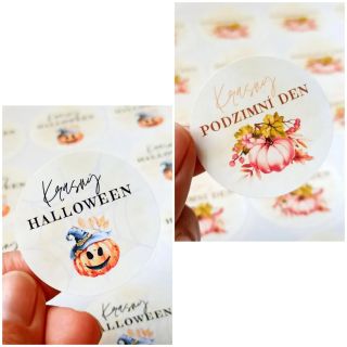 Podzim se blíží 🍁🍂🎃 nové motivy v kategorii podzimních samolepek na eshopu 🤎 #podzim #rucnivyroba #rucniprace...