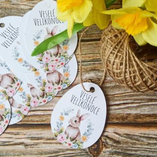 Už to chce kousek toho jara 🌸🌼🐰 🥚Velikonoční visačky pro Vás🥚 #velikonoce #easter #vyrobkyzpapiru #rucnivyroba #dekorace...